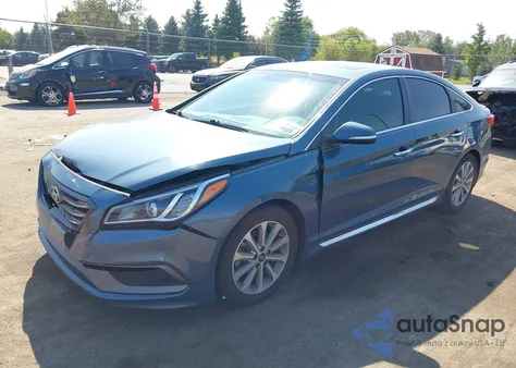 2017 Hyundai Sonata Limited из США, поврежденный, VIN 5NPE34AF3HH587526